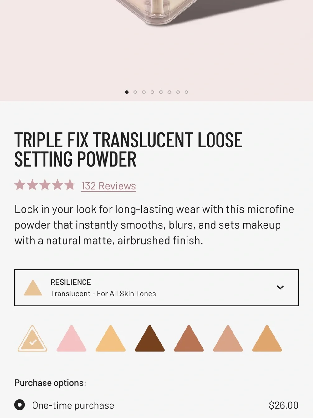 Triple Fix Translucent Loose Setting Powder — Translucent